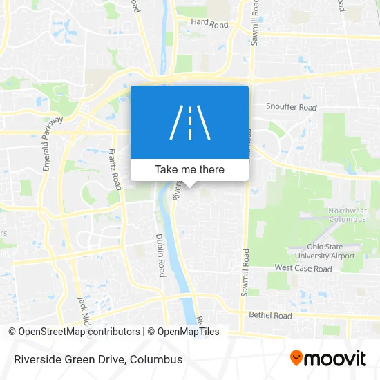 Riverside Green Drive map