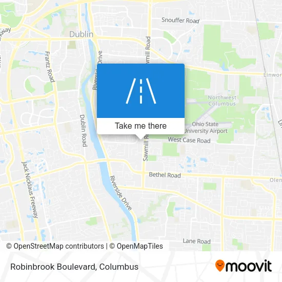 Robinbrook Boulevard map