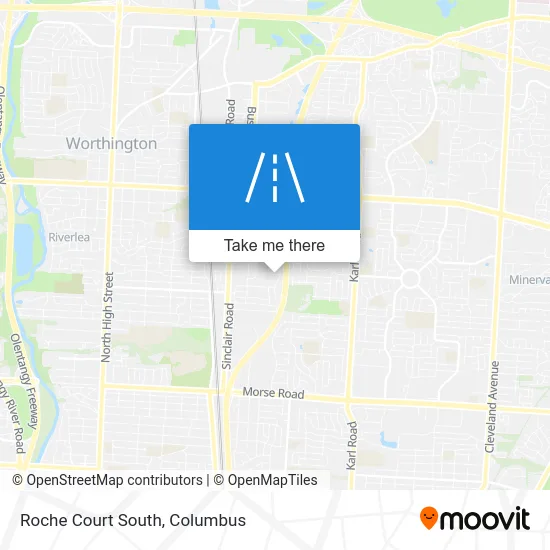 Roche Court South map