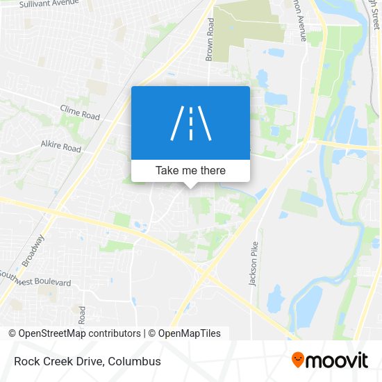 Mapa de Rock Creek Drive