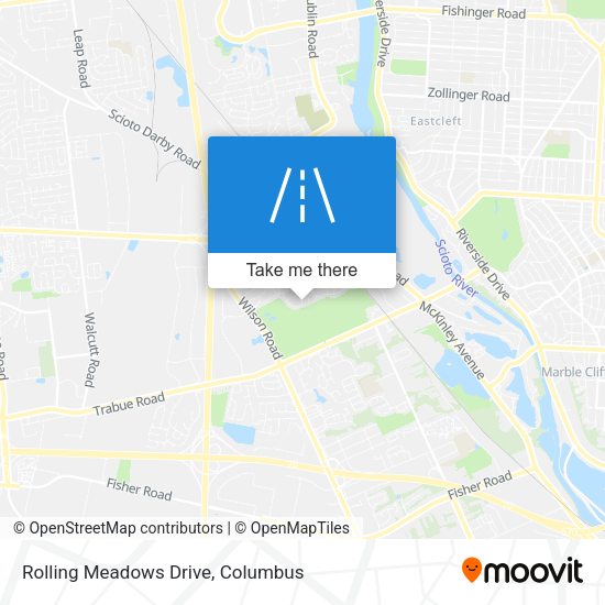 Rolling Meadows Drive map