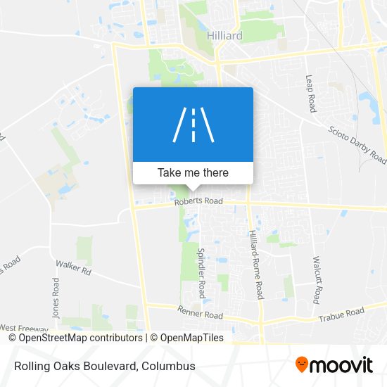 Rolling Oaks Boulevard map