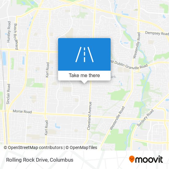 Rolling Rock Drive map