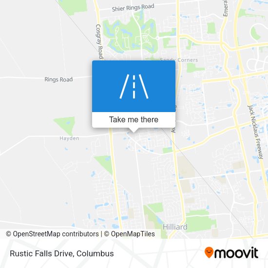 Mapa de Rustic Falls Drive