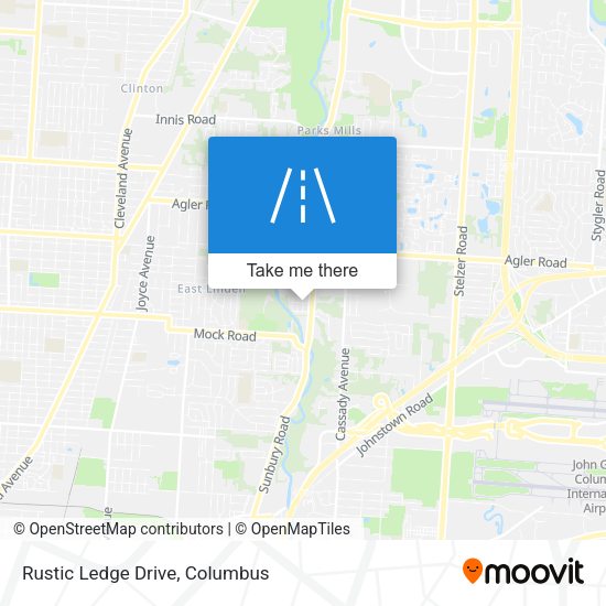 Rustic Ledge Drive map