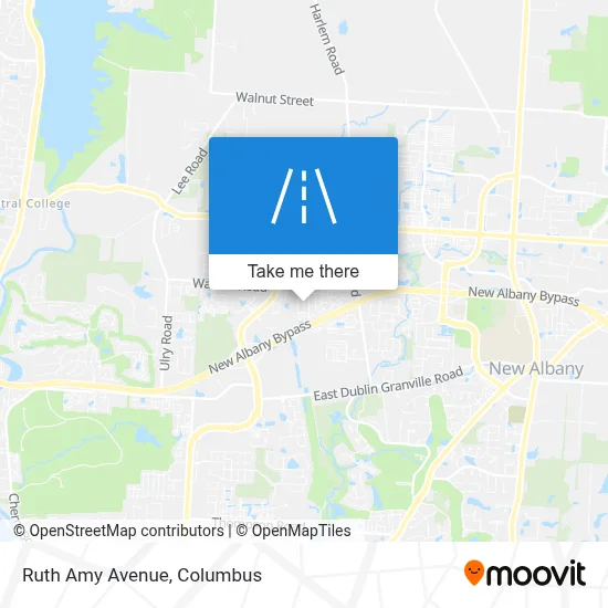 Ruth Amy Avenue map