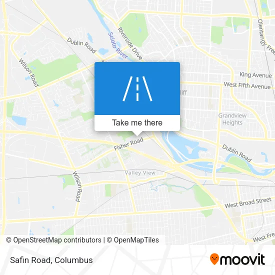 Mapa de Safin Road