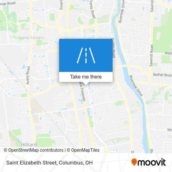 Saint Elizabeth Street map