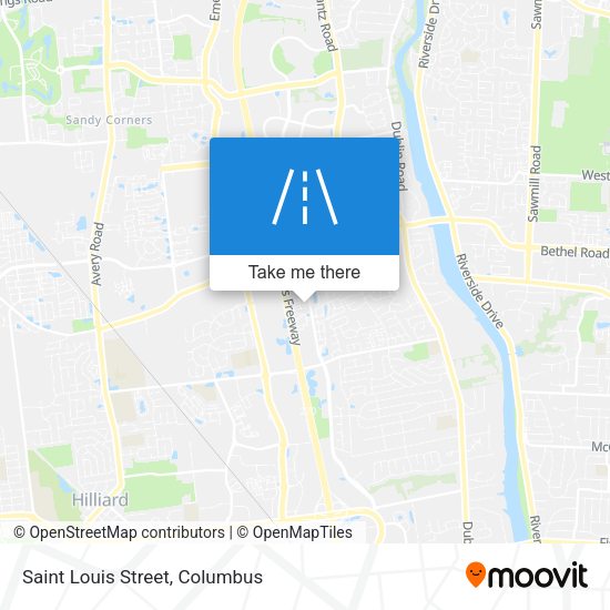 Mapa de Saint Louis Street