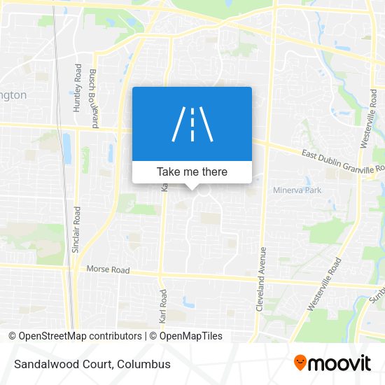 Mapa de Sandalwood Court