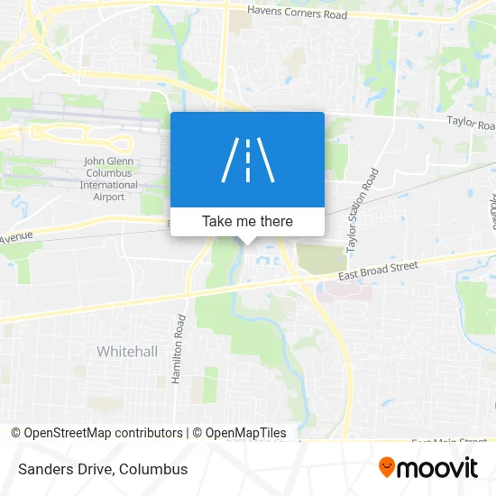 Sanders Drive map