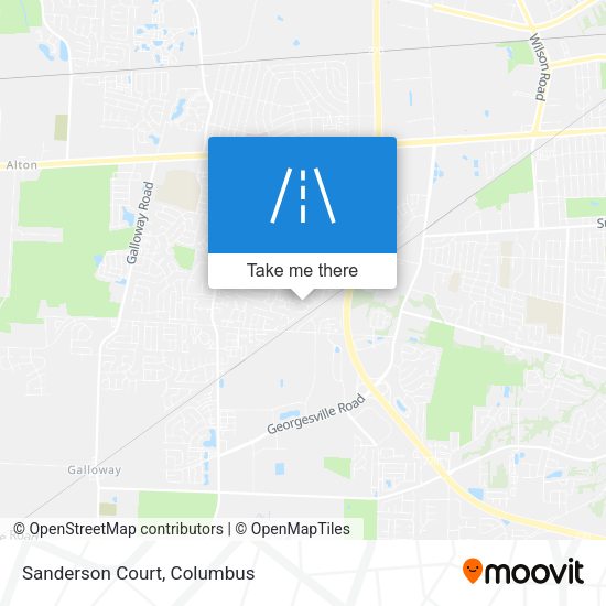 Mapa de Sanderson Court
