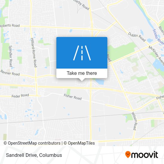 Mapa de Sandrell Drive