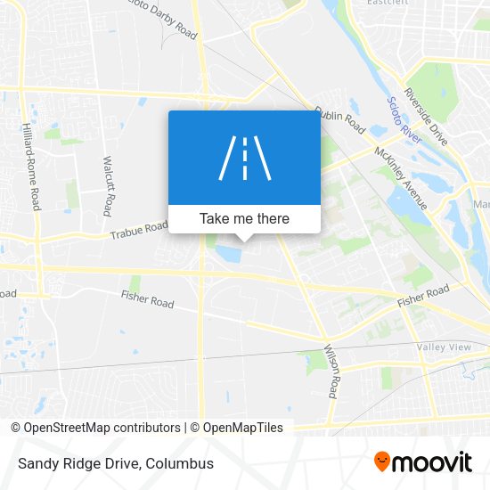 Mapa de Sandy Ridge Drive