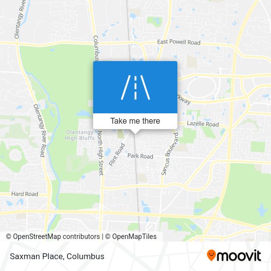 Mapa de Saxman Place