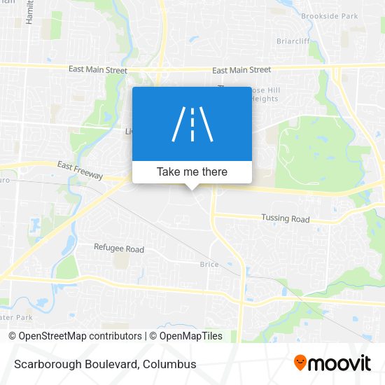 Scarborough Boulevard map