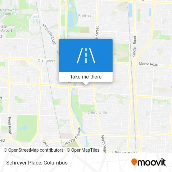Schreyer Place map