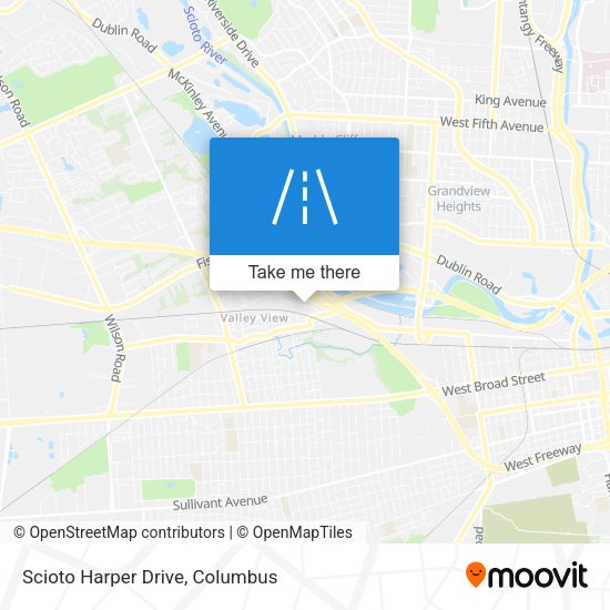 Scioto Harper Drive map