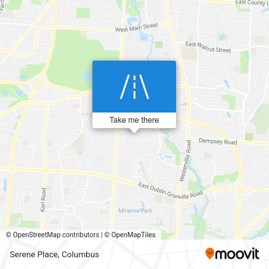 Mapa de Serene Place