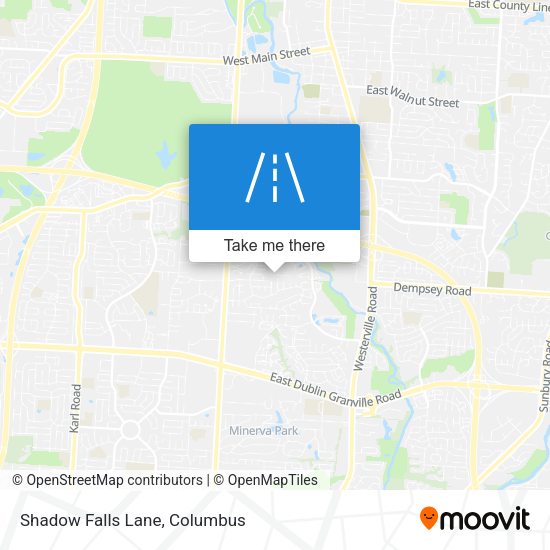 Mapa de Shadow Falls Lane