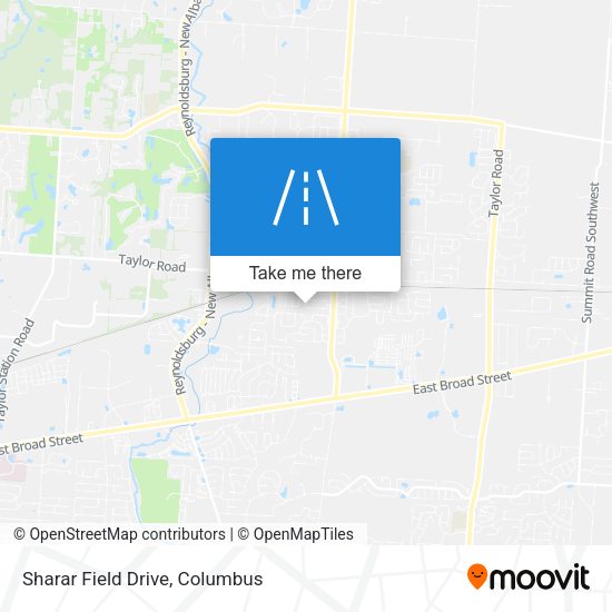 Mapa de Sharar Field Drive