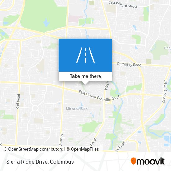 Sierra Ridge Drive map