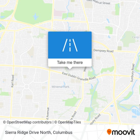 Mapa de Sierra Ridge Drive North