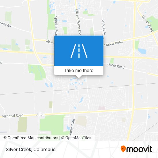 Mapa de Silver Creek