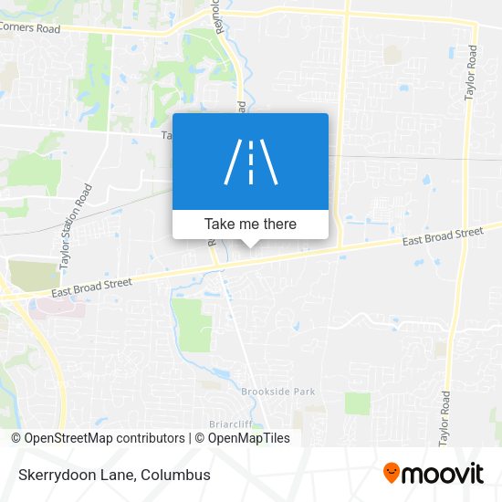 Mapa de Skerrydoon Lane