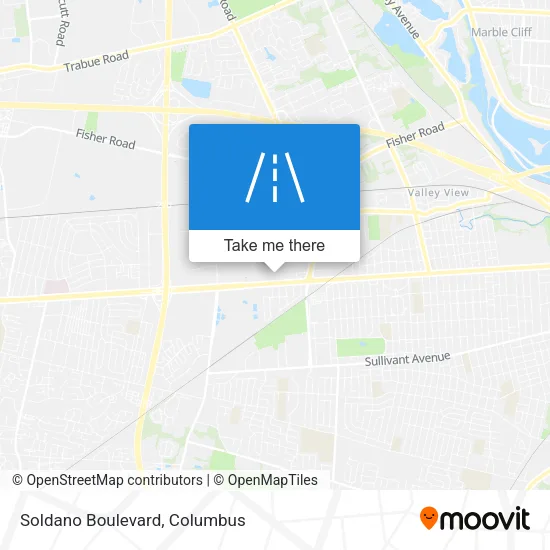 Soldano Boulevard map