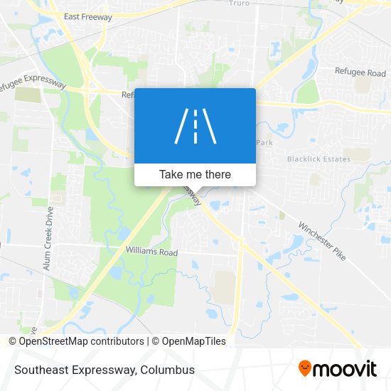 Southeast Expressway map