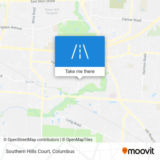 Southern Hills Court map