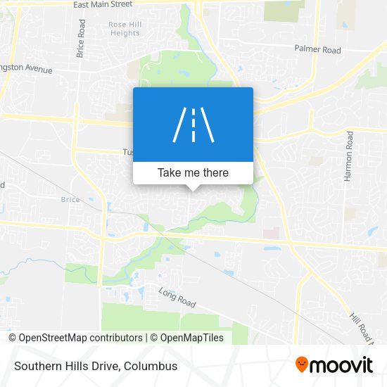 Southern Hills Drive map
