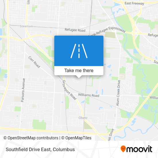 Southfield Drive East map