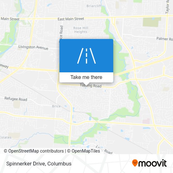 Mapa de Spinnerker Drive