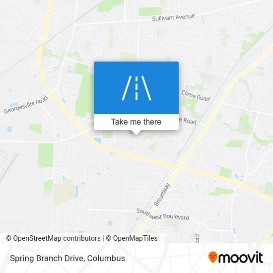 Spring Branch Drive map