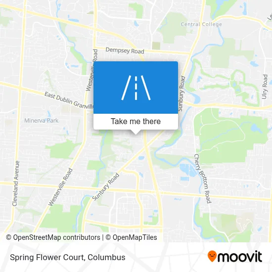 Spring Flower Court map