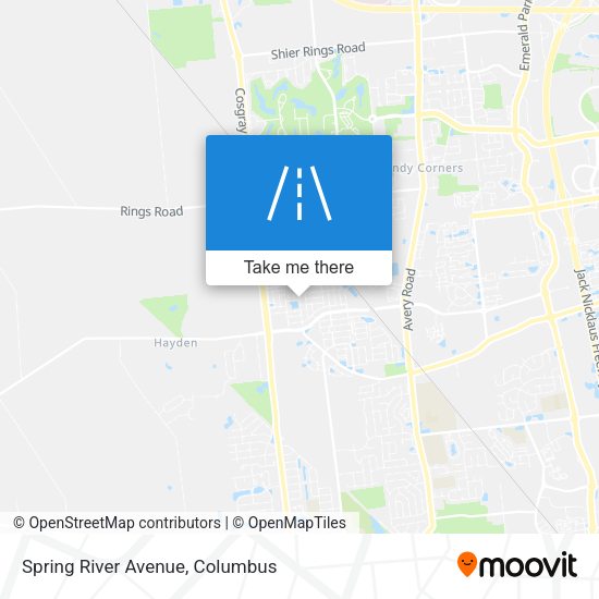 Mapa de Spring River Avenue