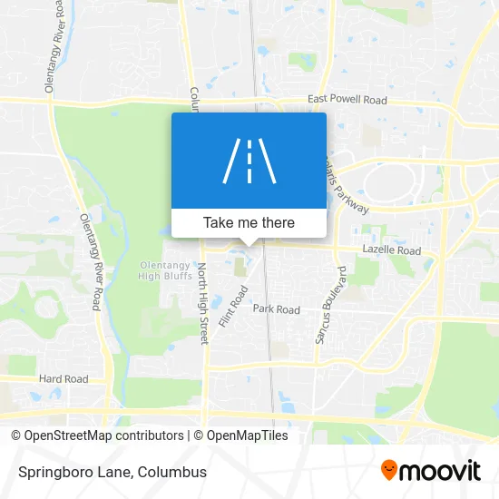 Springboro Lane map