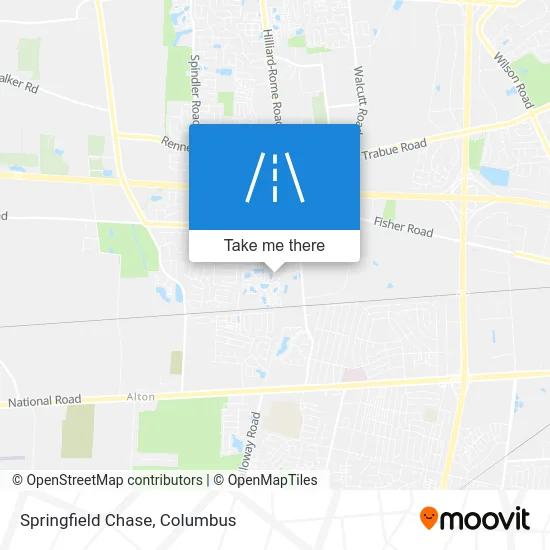 Springfield Chase map