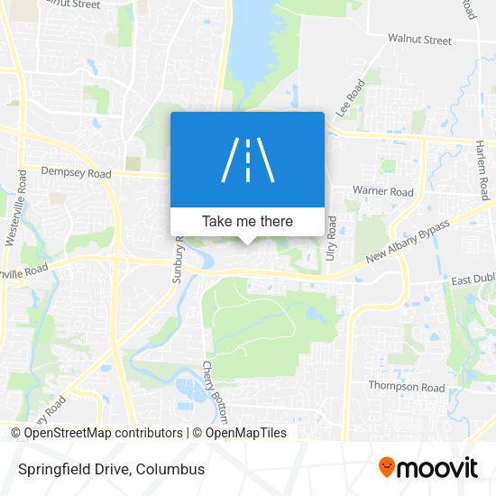 Mapa de Springfield Drive