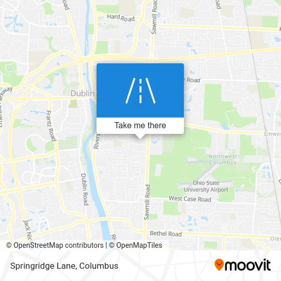 Springridge Lane map