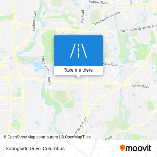 Springside Drive map