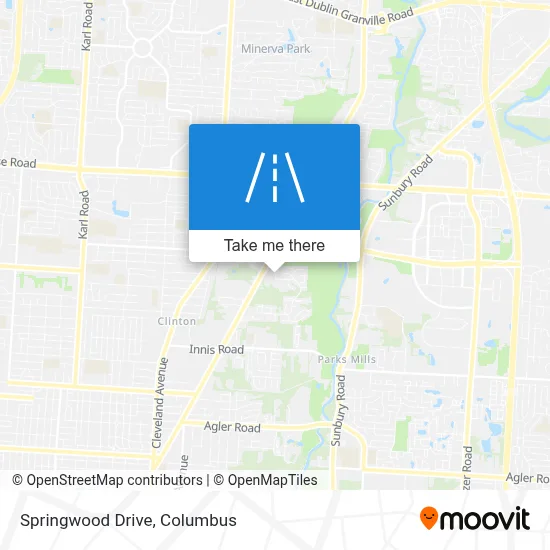 Springwood Drive map