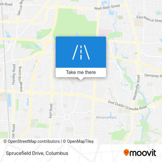 Mapa de Sprucefield Drive