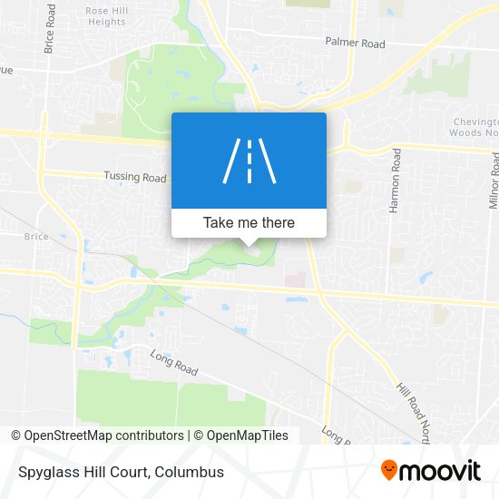 Mapa de Spyglass Hill Court