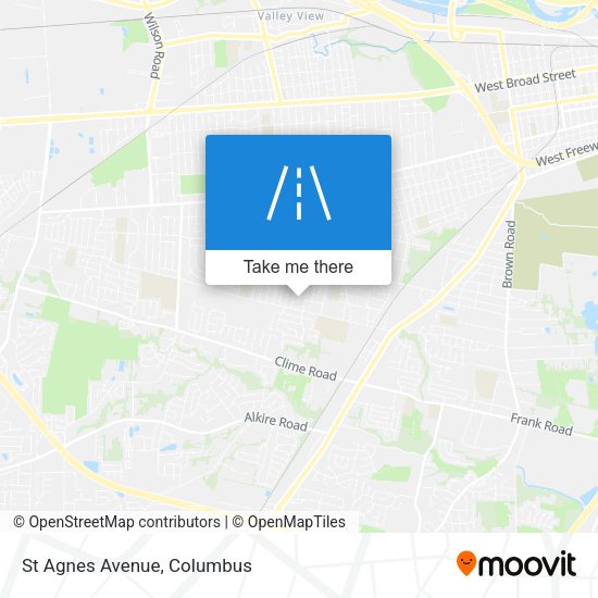 Mapa de St Agnes Avenue