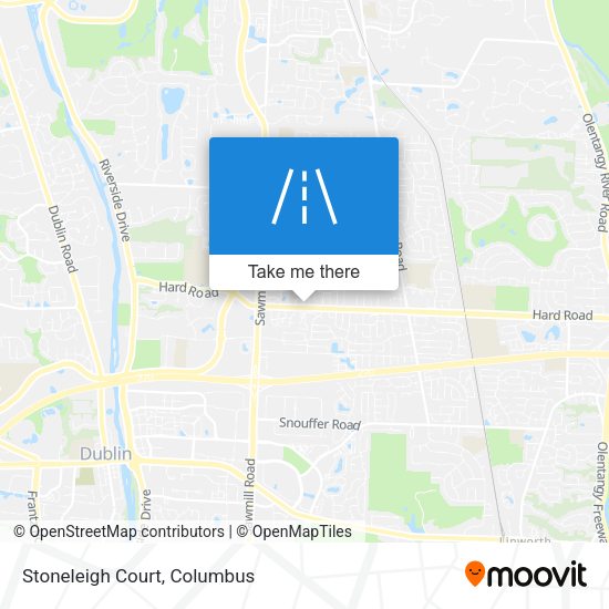 Mapa de Stoneleigh Court