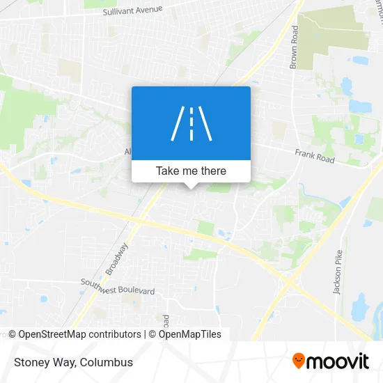 Stoney Way map