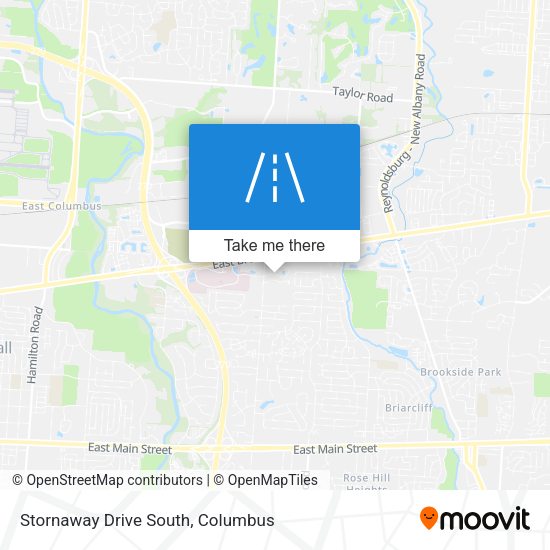Stornaway Drive South map